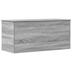 Vidaxl Úložný box šedý sonoma 100 x 42 x 46 cm kompozitní dřevo