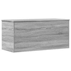 Vidaxl Úložný box šedý sonoma 100 x 42 x 46 cm kompozitní dřevo