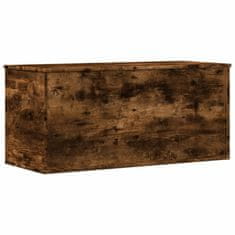 Vidaxl Úložný box kouřový dub 100 x 42 x 46 cm kompozitní dřevo