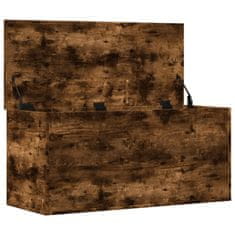 Vidaxl Úložný box kouřový dub 100 x 42 x 46 cm kompozitní dřevo