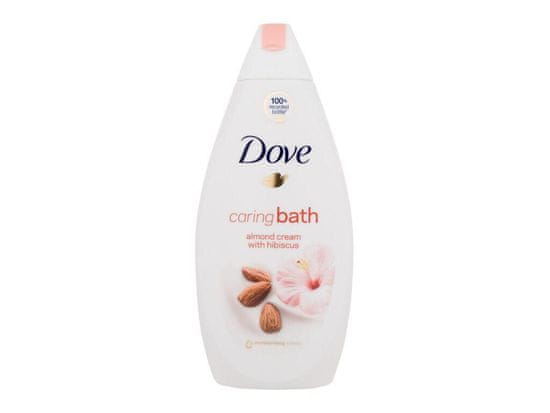 Kraftika 450ml dove caring bath almond cream with hibiscus