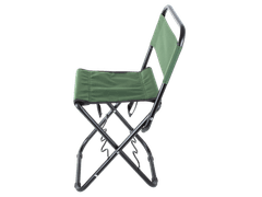 Verk 01679_Z Kempingová skládací židlička s držákem na rybářský prut, zelená