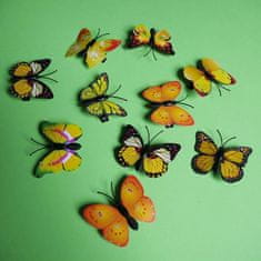 GFT Sponky do vlasů motýlci 10 ks - žluté
