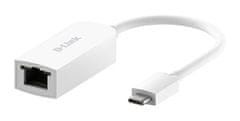 D-Link Redukce USB-C/ RJ 45 (2, 5G Ethernet) - bílá