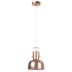 KONDELA Visící lampa v retro stylu, kov, rose gold, AVIER TYP 3