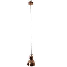 KONDELA Visící lampa v retro stylu, kov, rose gold, AVIER TYP 3