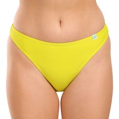 Dedoles Veselé dámské plavkové kalhotky žluté (D-F-SW-B-BBF-B-1277) - velikost L