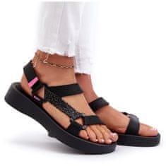 Zaxy ZAXY Voňavé sandály na suchý zip Black velikost 39