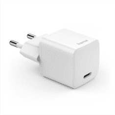 Hama Eco rychlá USB nabíječka, USB-C PD/QC 25 W, bílá