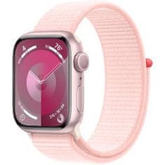 Apple Watch S9/41mm/Pink/Sport Band/Light Pink