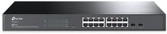 TP-Link "JetStream 16-Port Gigabit Smart Switch with 2 Gigabit SFP SlotsPORT: 16× Gigabit RJ45 Ports, 2× Gigabit SFP S