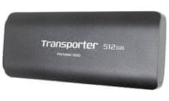 Patriot TRANSPORTER 512GB Portable SSD / USB 3.2 Gen2 / USB-C / externí / hliníkové tělo