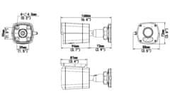 Uniarch by Uniview IP kamera/ UHO-B1R-M2F3/ Bullet/ 2Mpx/ objektiv 2.8mm/ 1080p/ Wi-Fi/ SD slot/ IP67/ IR30/ Onvif