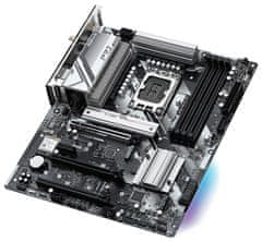 ASRock B760 PRO RS WIFI / Intel B760 / LGA1700 / 4x DDR5 / 3x M.2 / HDMI / DP / USB-C / WiFi / ATX