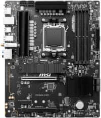 MSI PRO B650-S WIFI / AMD B650 / AM5 / 4x DDR5 / 2x M.2 / HDMI / DP / USB-C / WiFi / ATX