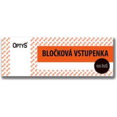 Optys Bločková vstupenka