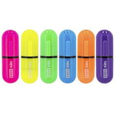 Easy Kids FLASH MINI NEON Sada zvýrazňovačů s vůní, 6 neonových barev