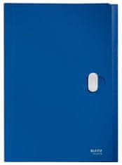 Leitz Aktovka s přihrádkami RECYCLE - A4, ekologická, 5 přihrádek, modrá