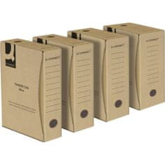 Q-Connect Archivační krabice - A4, 80mm, šedá