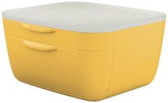 Leitz Dvouzásuvkový box Cosy,teple žlutá