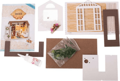 KIK DIY model - Domeček, obývací pokoj s LED osvětlením