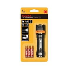 Kodak LED svítilna Focus 120 Flashlight + 3x AAA Extra Heavy Duty