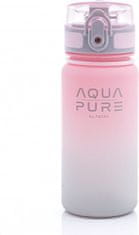 Astra Zdravá láhev na vodu Aqua Pure 400 ml růžovo-šedá