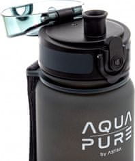 Astra Zdravá láhev na vodu Aqua Pure 400 ml černo-šedá