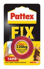 Pattex Montážní páska FIX - oboustranná, Strong, 120 kg, 19 mm x 1,5 m