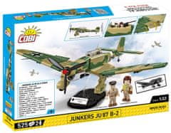 Cobi 5748 II WW Junkers JU 87 B,-2 1:32, 525 k, 2 f