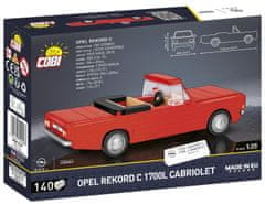 Cobi 24599 Opel Rekord C 1700L kabriolet, 1:35, 140 k