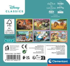 Clementoni Obrázkové kostky Disney pohádky, 6 kostek