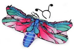 Karnevalový kostým - motýl - pink