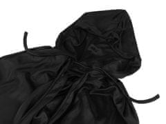 Karnevalový plášť s kapucí - (90 cm) černá