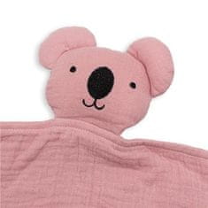 NEW BABY Usínáček mušelínový Koala pink