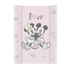 Ceba Baby CEBA Podložka přebalovací s pevnou deskou COMFORT (50x70) Disney Minnie & Mickey Pink