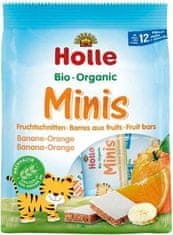 Holle Bio minis banánovo-pomerančové 100 g