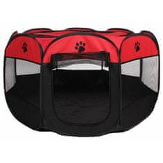 Pet Octagonal ohrádka pro psy červená-černá varianta 42943