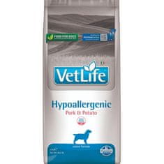 Vet Life Natural Canine Dry Hypoallergenic Pork & Potato 12 kg