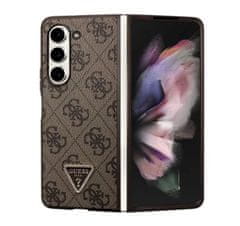 Guess Obal / kryt na Samsung Galaxy Z Fold 5 5G hnědý - Guess Leather