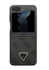 Guess Obal / kryt na Samsung Galaxy Z Flip 5 5G šedý - Guess Leather