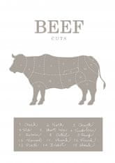 Pelcasa Beef Cuts - 70x100 cm 