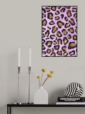 Pelcasa Gold Leopard Print Pink - 21x30 cm 