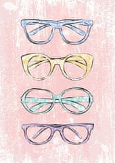 Pelcasa Pink Glasses - 21x30 cm 