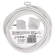 Emos Prodlužovací kabel s 1 zásuvkou AIKID 5 m bílý