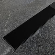BPS-koupelny Odtokový žlab VIRGO BLACK 70 (barva:černá)