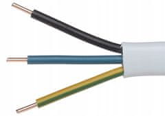 AKS Zielonka Elektrický kabel 3x1,5mm 25m pneumatika OMYp 300V