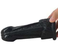 FAAK anální dildo černé - 14,4 cm