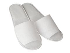 Unigloves Bílé pantofle s otevřenou špičkou