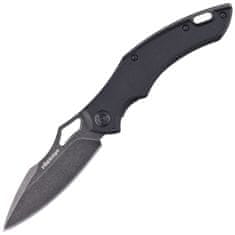 Fox Knives FE-034 EDGE SPARROW BLACK G10, 9Cr13 BLACK STONE WASH